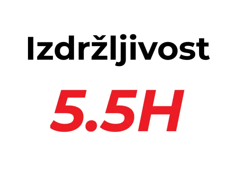 robot kosilica velika autonomija – 5.5 sati rada po punjenju