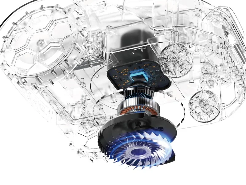 robot kosilica iGarden turbo režim 3100 rpm za snažno košenje